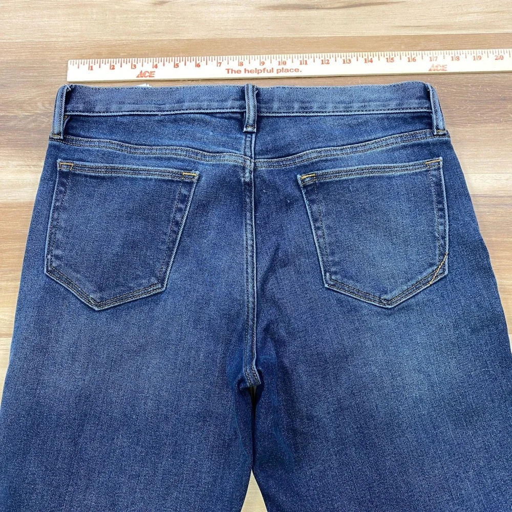 Banana Republic Jeans Men 34x30 Slim Fit Cotton Tencel Stretch Dark Wash Classic